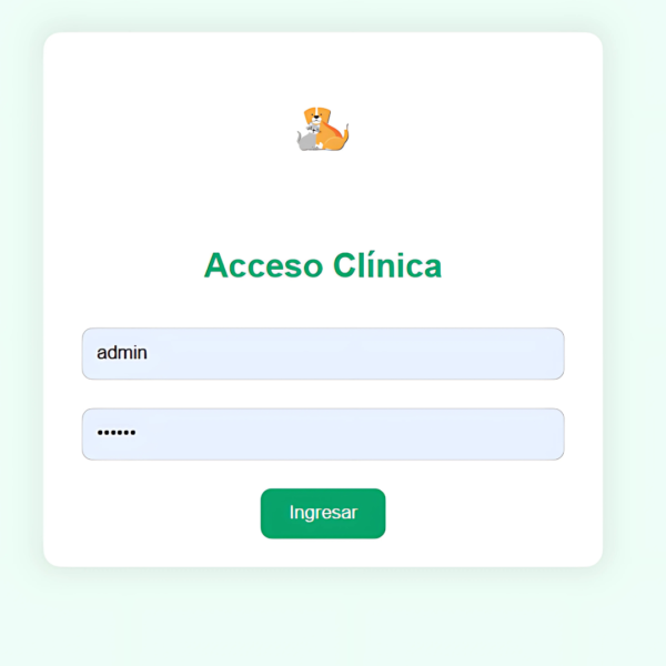 Sistema de Gestión Clínica Veterinaria - Imagen 3